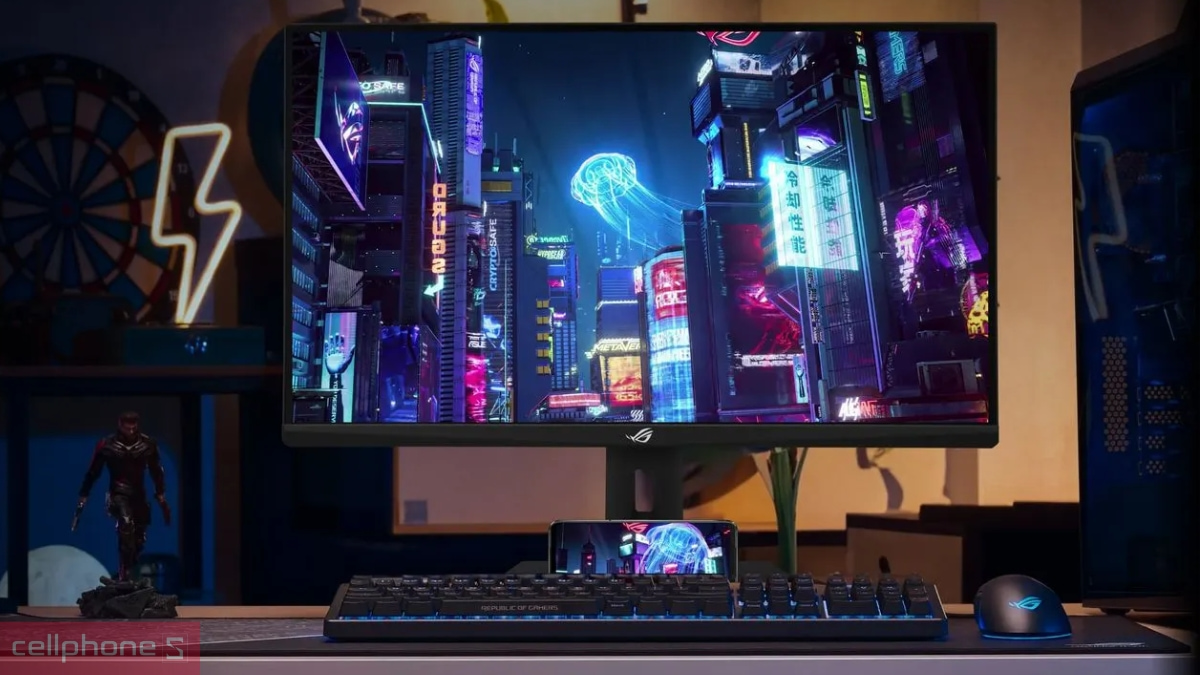 Màn hình 180 Hz ASUS ROG Strix XG27ACS hiển thị mượt với Fast IPS