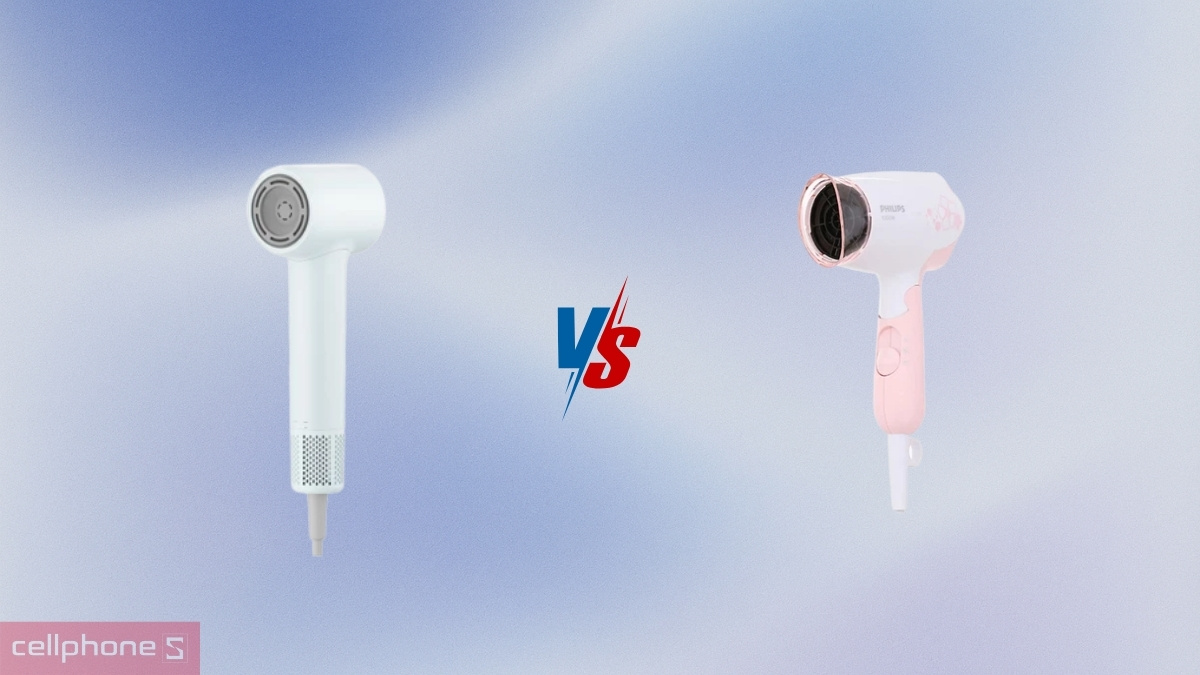 So sánh máy sấy tóc ion âm với máy sấy tóc thông thường về khả năng bảo vệ tóc