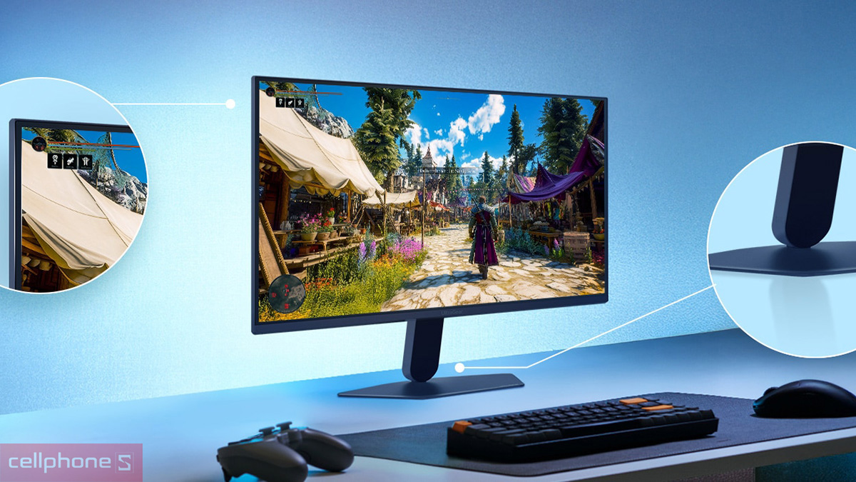 Màn hình 25 inch LG UltraGear 25G523-B IPS 200Hz hiển thị mượt mà