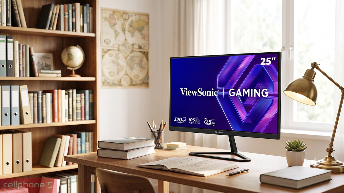 Màn hình 25 inch ViewSonic VX2536A 320Hz tối ưu cho game esports