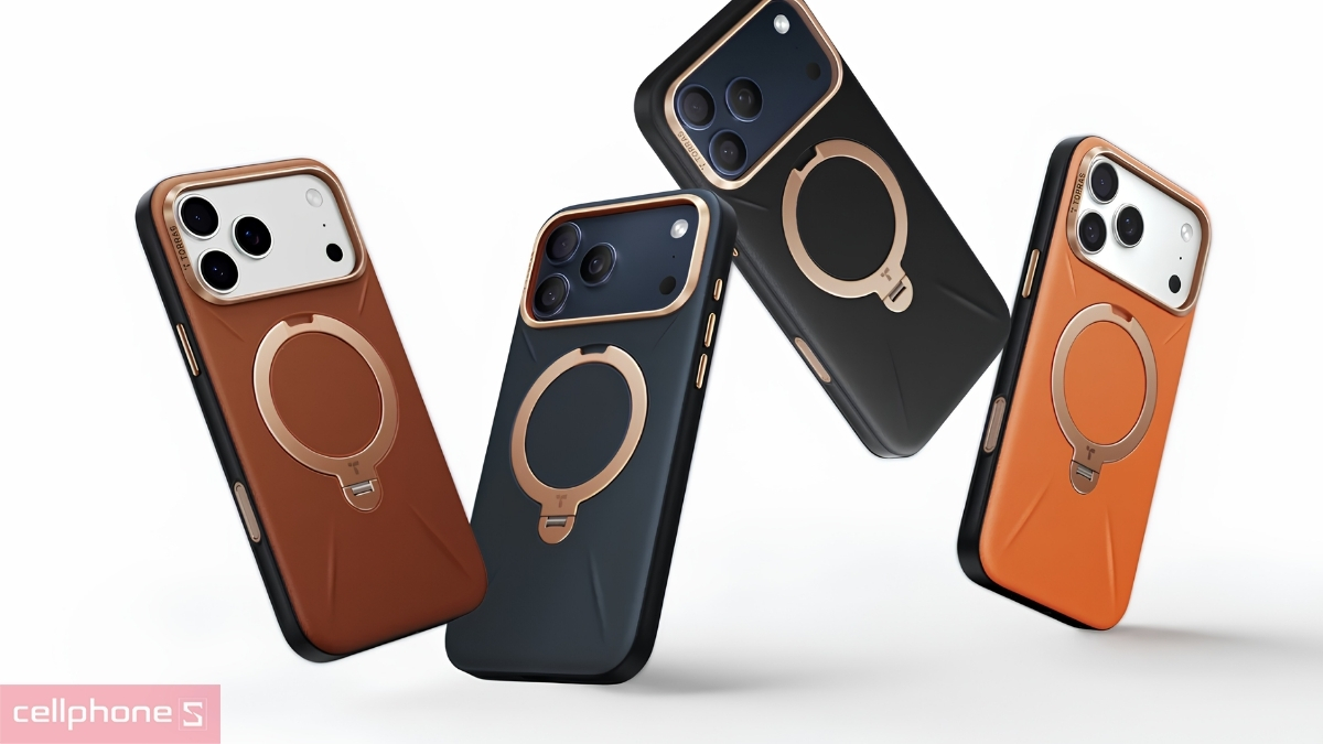 Ốp lưng iPhone 17 Pro đa dạng phân khúc giá từ phổ thông đến cao cấp