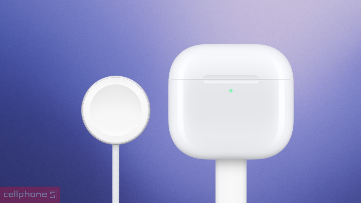 Quan sát cổng cắm tai nghe apple type c