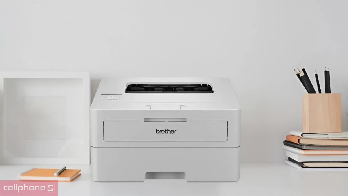 Máy in Brother 2 mặt sử dụng cụm vật tư mực chính hãng