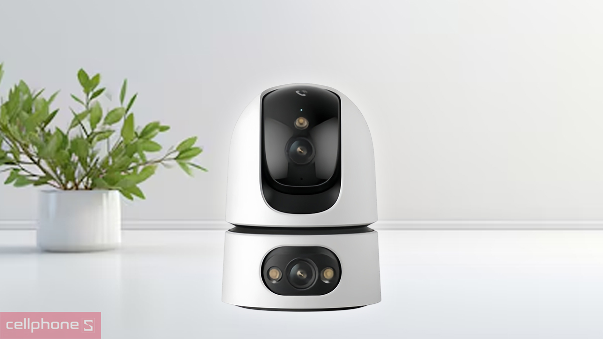 Camera có cụm ống kính kép, tổng độ phân giải 6MP