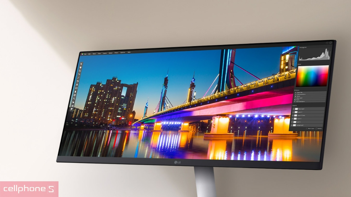 Màn hình 29 inch có hệ thống hình ảnh chân thật và sắc nét