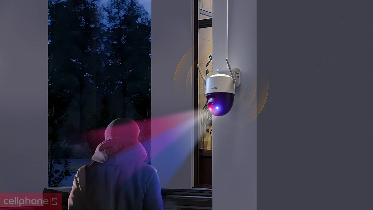 IMOU IPC-K7FP-3H0WE ghi hình rõ nét cả ban đêm