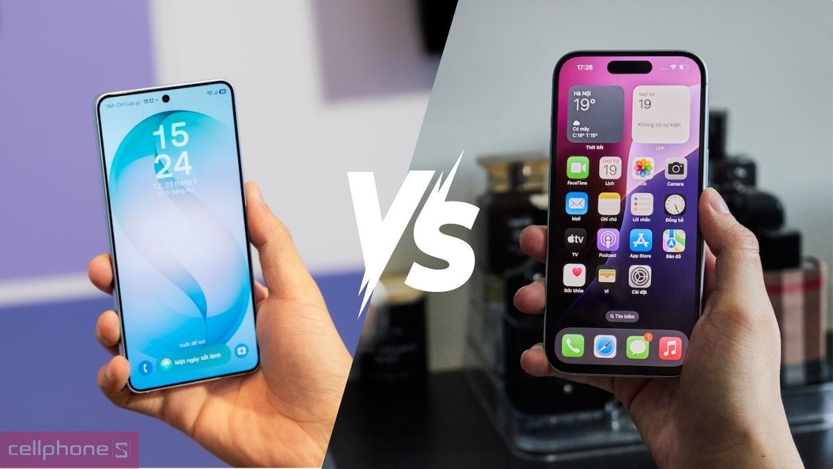 Phân biệt điện thoại Android với iOS