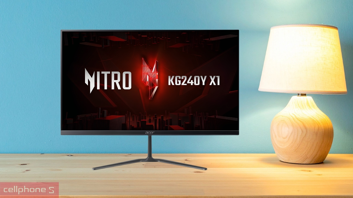 Màn hình 24 inch Acer có thiết kế chân vững chãi
