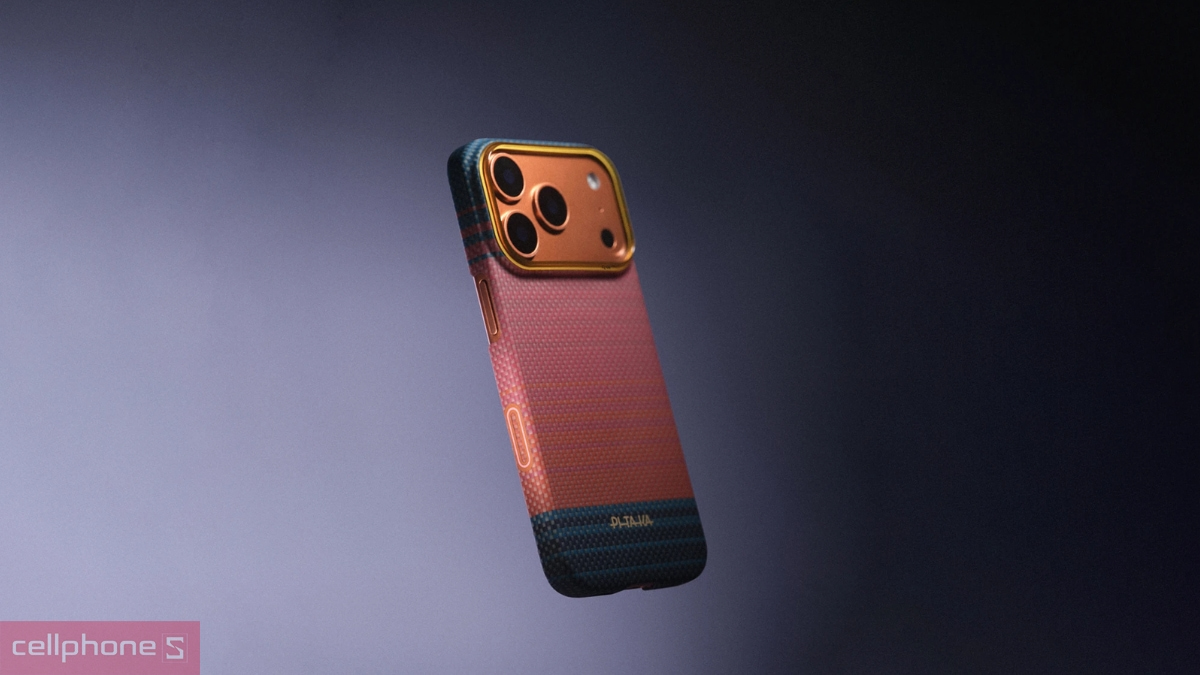 Ốp lưng iPhone 17 Pro Max có viền camera nhô cao bảo vệ ống kính