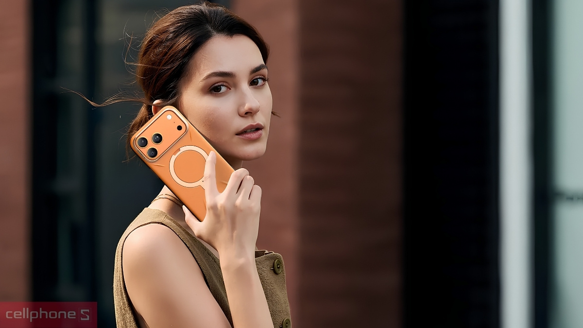 Ốp lưng iPhone 17 Pro có khe thoáng hỗ trợ lưu thông nhiệt
