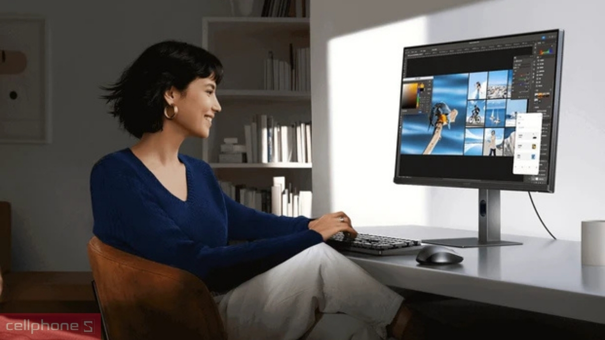 Màn hình 120 Hz chính hãng Xiaomi A27QI 2026 hiển thị sắc nét với IPS