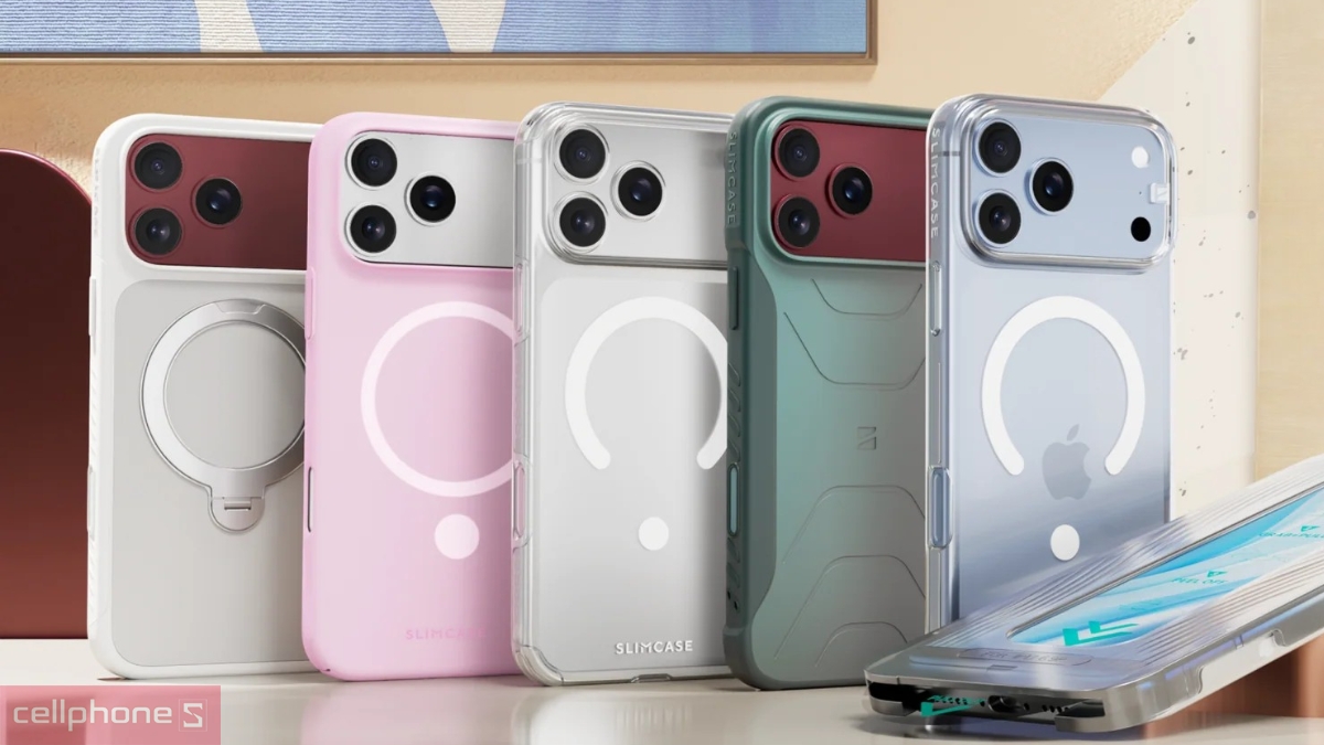 Ốp iPhone 18 Pro Max Slimcase mỏng nhẹ, phù hợp sử dụng hằng ngày