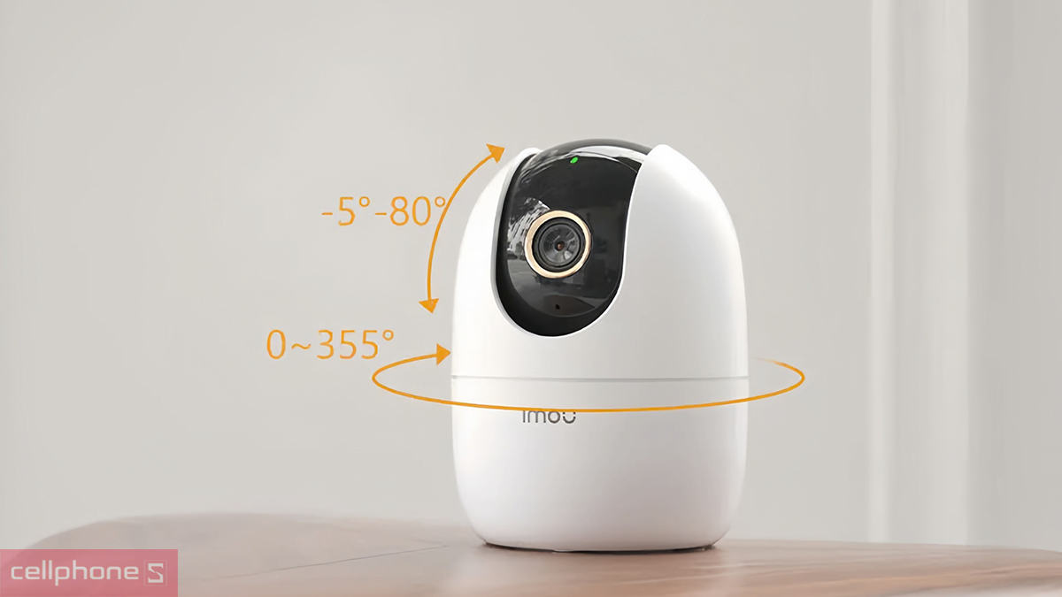 Nên chọn camera xoay quét rộng để giảm điểm khuất