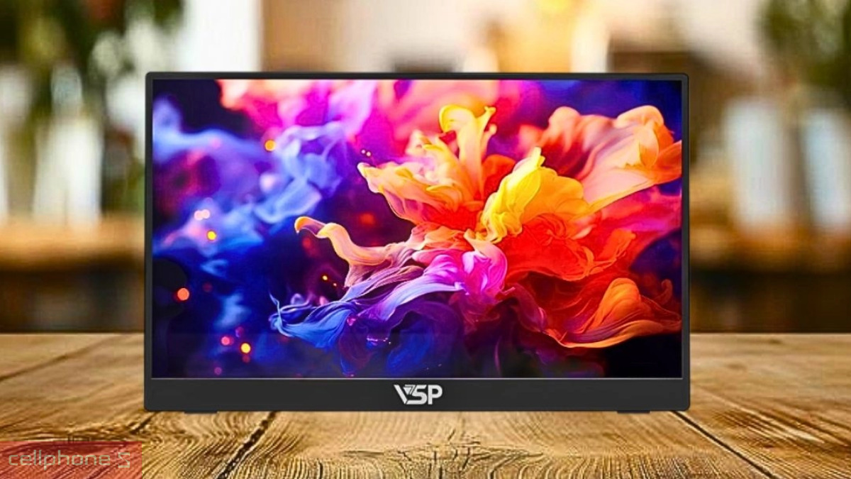 Màn hình 15.6 inch VSP VP1560FST1 hỗ trợ cảm ứng đa điểm