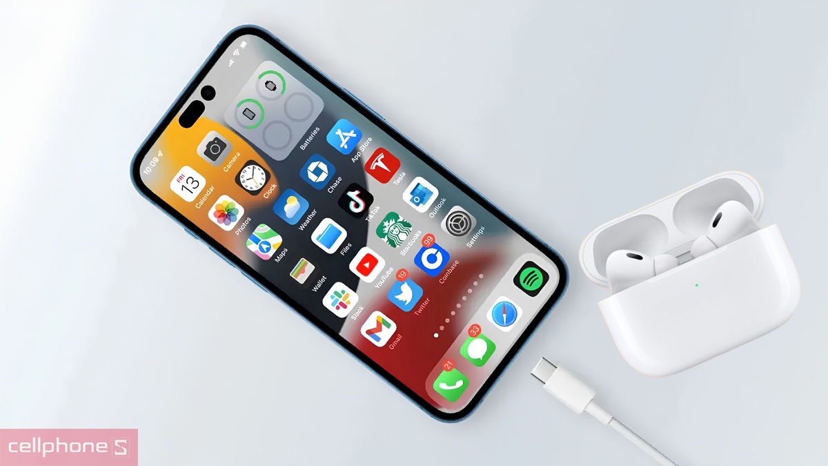 Tai nghe Apple Type C đồng bộ kết nối