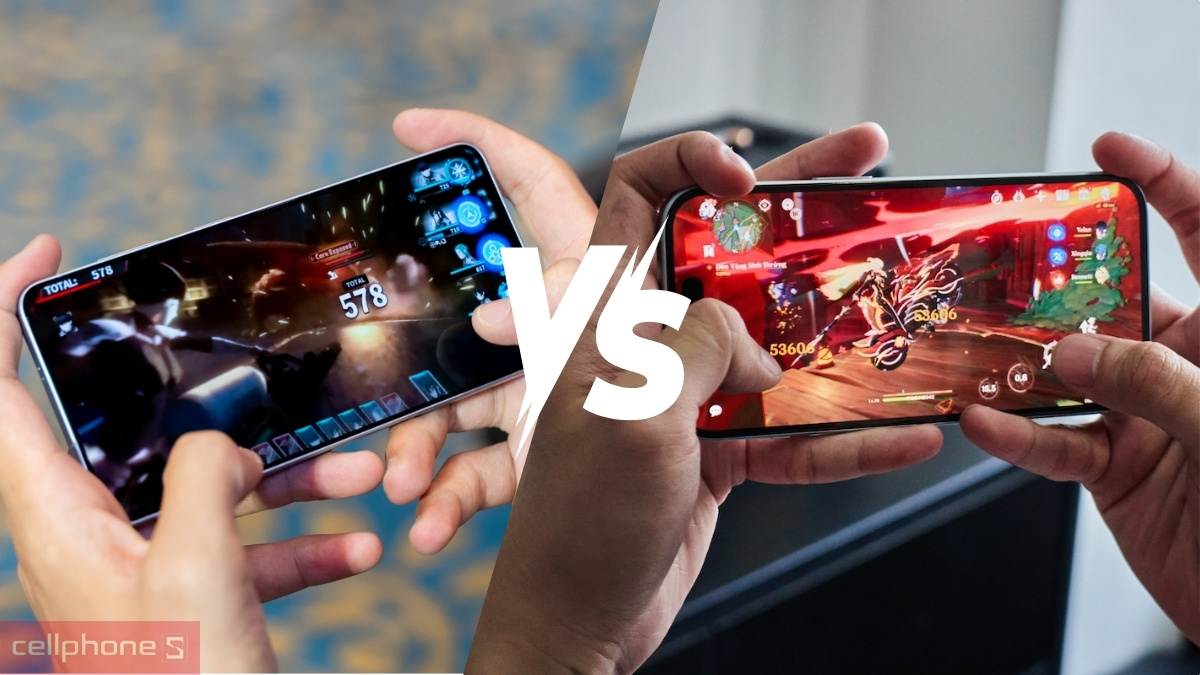 Sự khác biệt giao diện giữa điện thoại Android với IOS