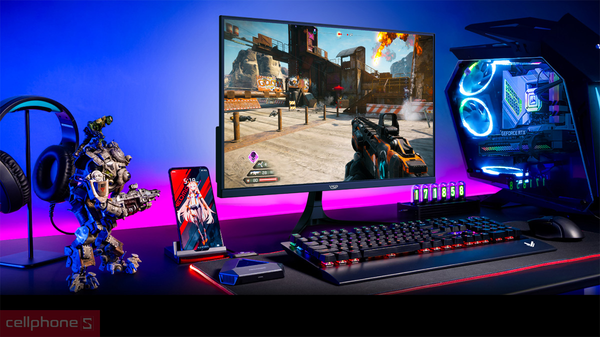Màn hình 25 inch độ phân giải Full HD đáp ứng tốt nhu cầu sử dụng hằng ngày