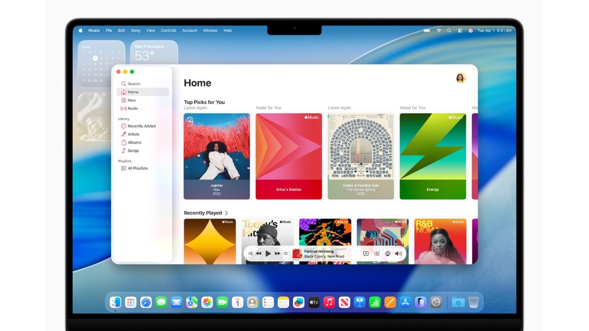 Chuyển đổi ứng dụng nhanh chóng trên MacBook Air M5