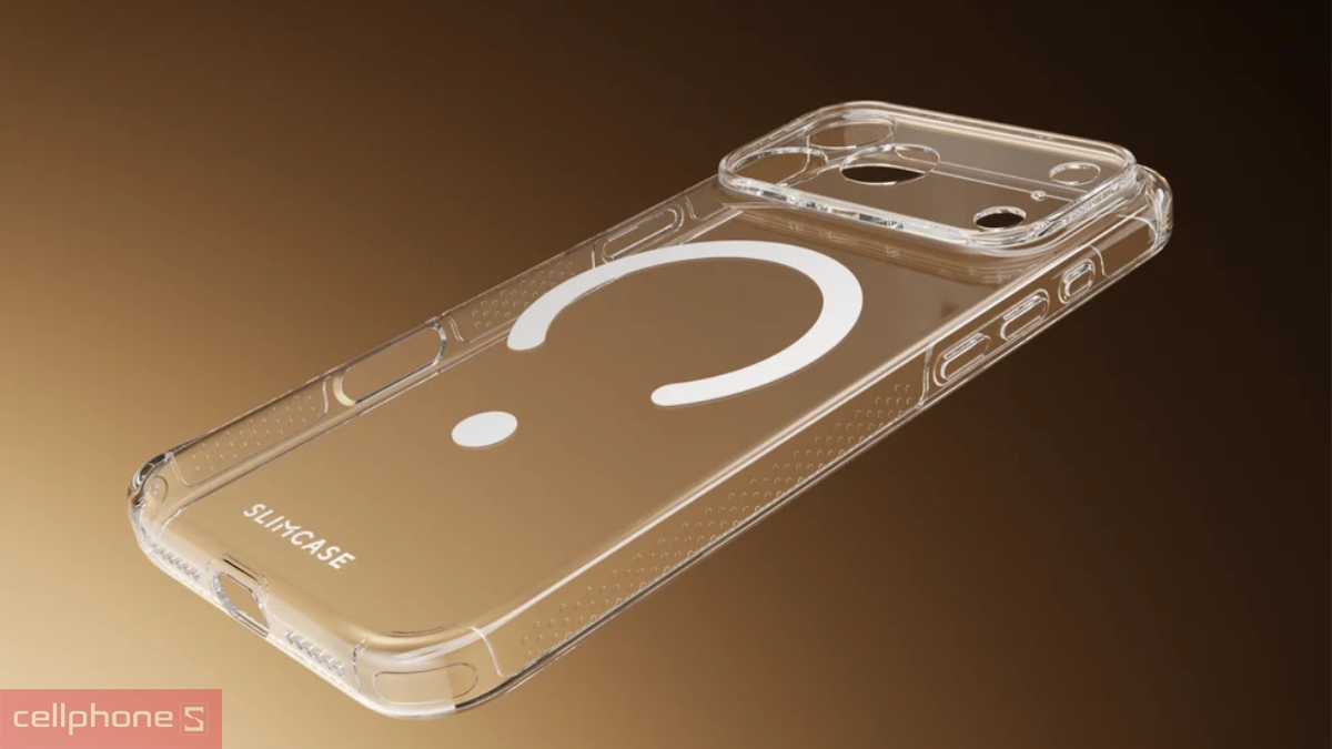 Ốp lưng iPhone 17 Pro Max Slimcase với thiết kế mỏng nhẹ, gọn gàng