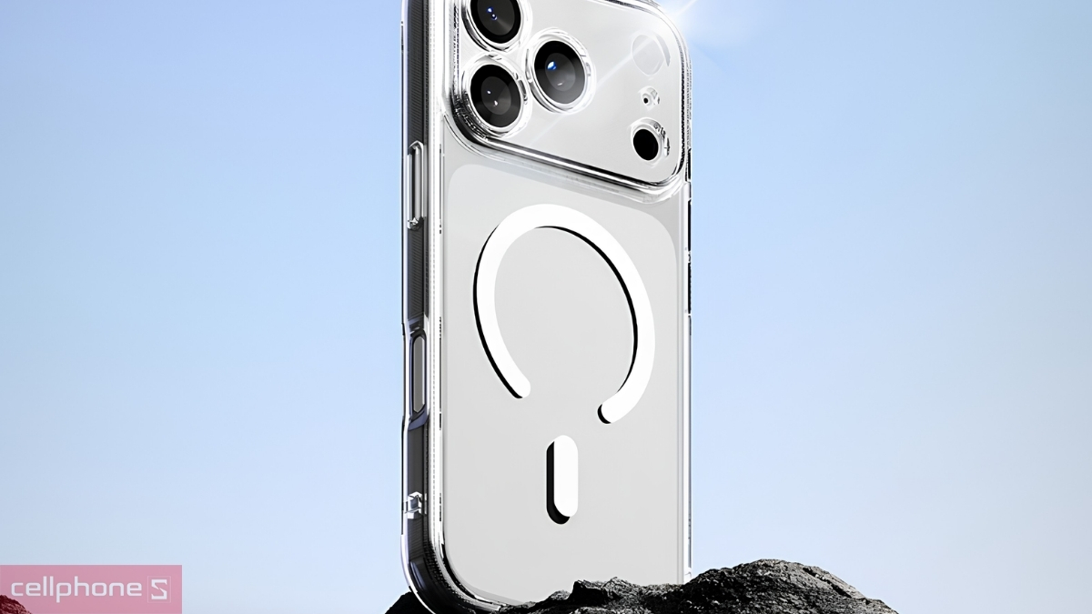 Ốp lưng iPhone 17 Pro bề mặt mờ hạn chế dấu tay và trơn trượt