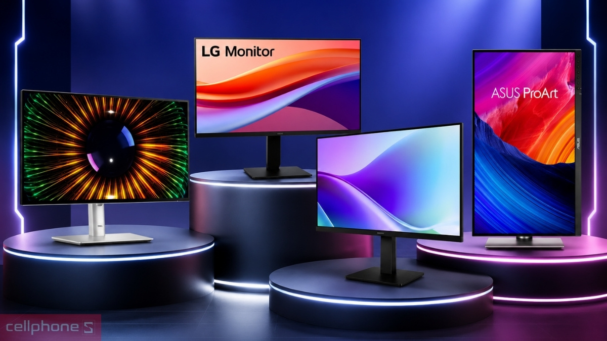 Màn hình 120 Hz chính hãng từ nhiều thương hiệu với đặc điểm riêng biệt