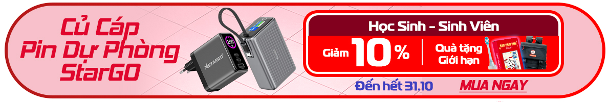 Pin cáp sạc stargo
