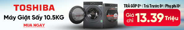 Máy giặt sấy Toshiba giặt 10.5kg - sấy 7kg 2024 (TWD-T25BZU115MWV(MG))