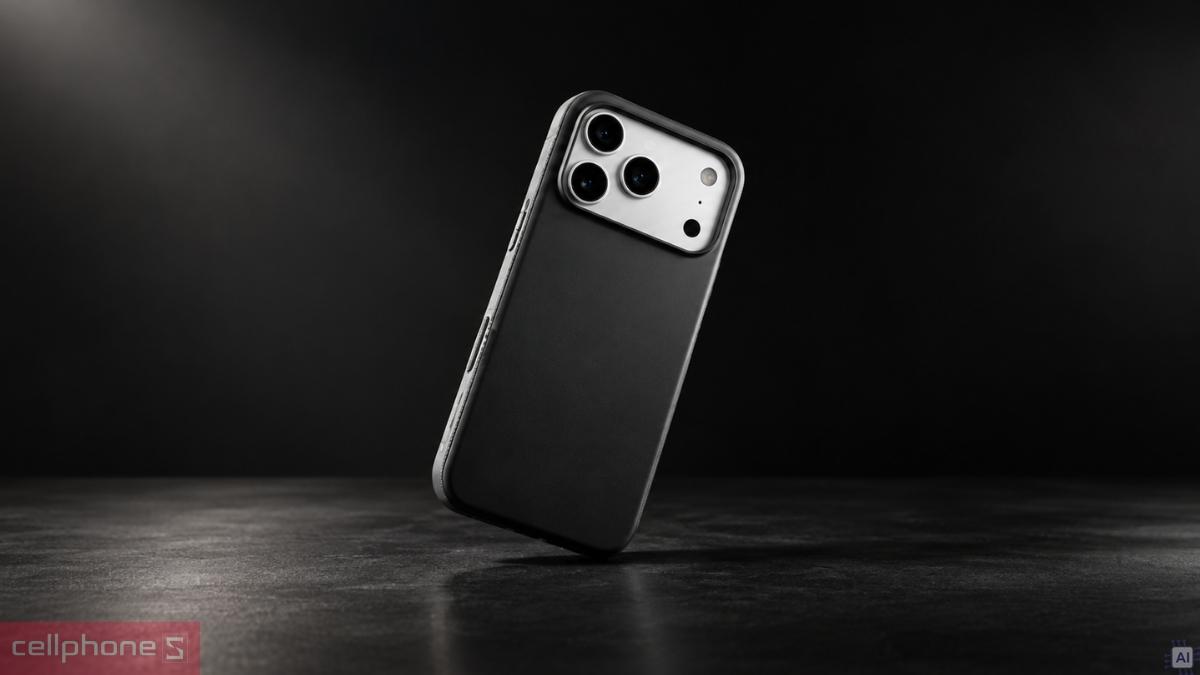 Da Horween nguyên bản ốp lưng iPhone 18 Pro Max/17 Pro Max Nomad Modern Leather Horween