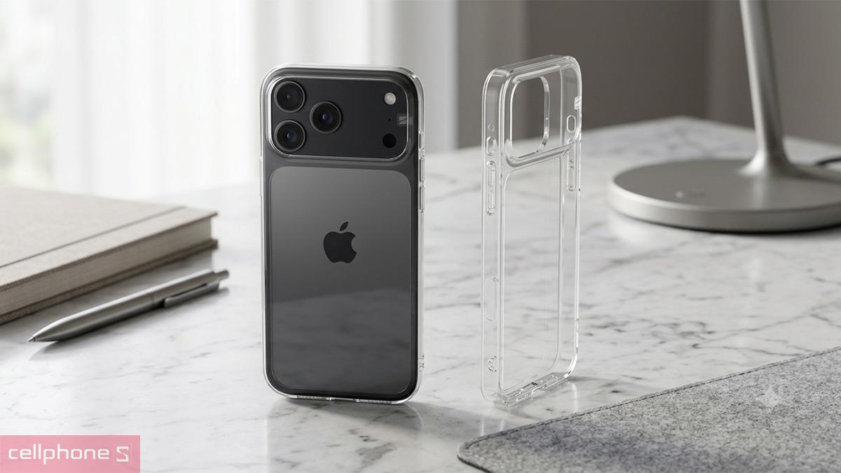 Ốp lưng iPhone 18 Pro Max/17 Pro Max SlimCase Unique có thiết kế siêu mỏng 0,7 mm
