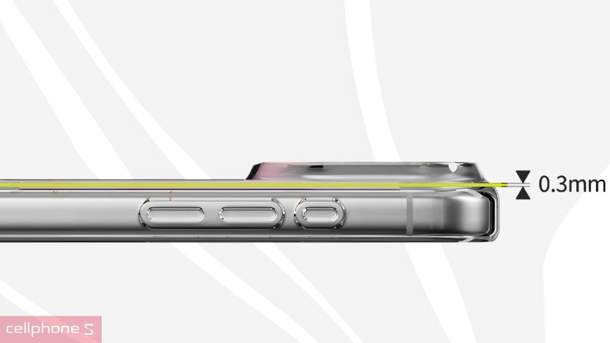 Ốp lưng iPhone 18 Pro Max/17 Pro Max Switcheasy Fleur with MagSafe phân tán lực nhờ AIR-BARRIER