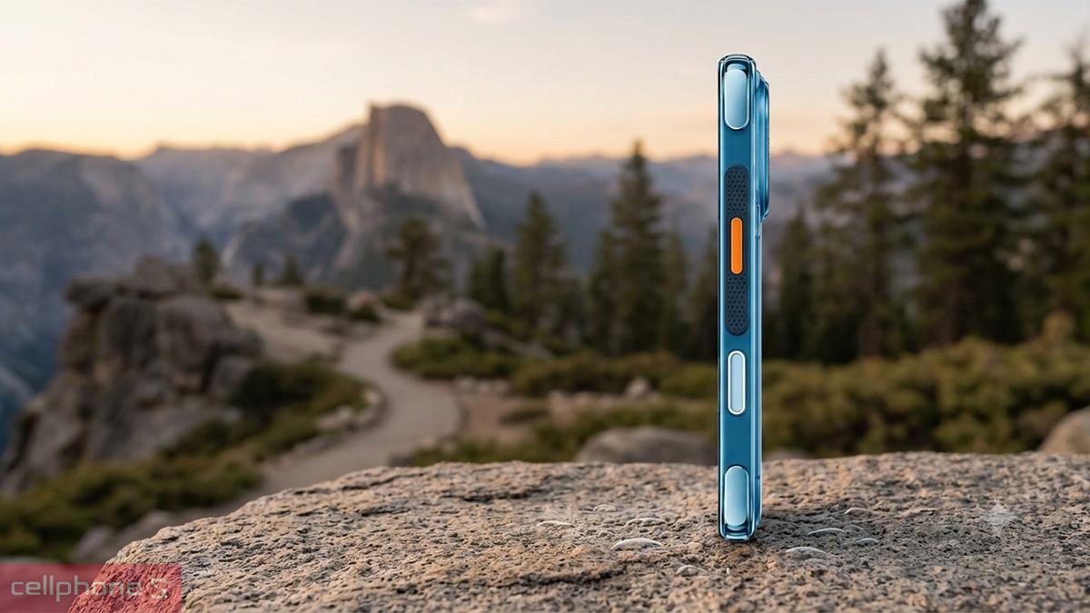 Ốp lưng iPhone 18 Pro Max/17 Pro Max Torras Q3 Air With MagSafe có viền nhám giúp tăng độ bám
