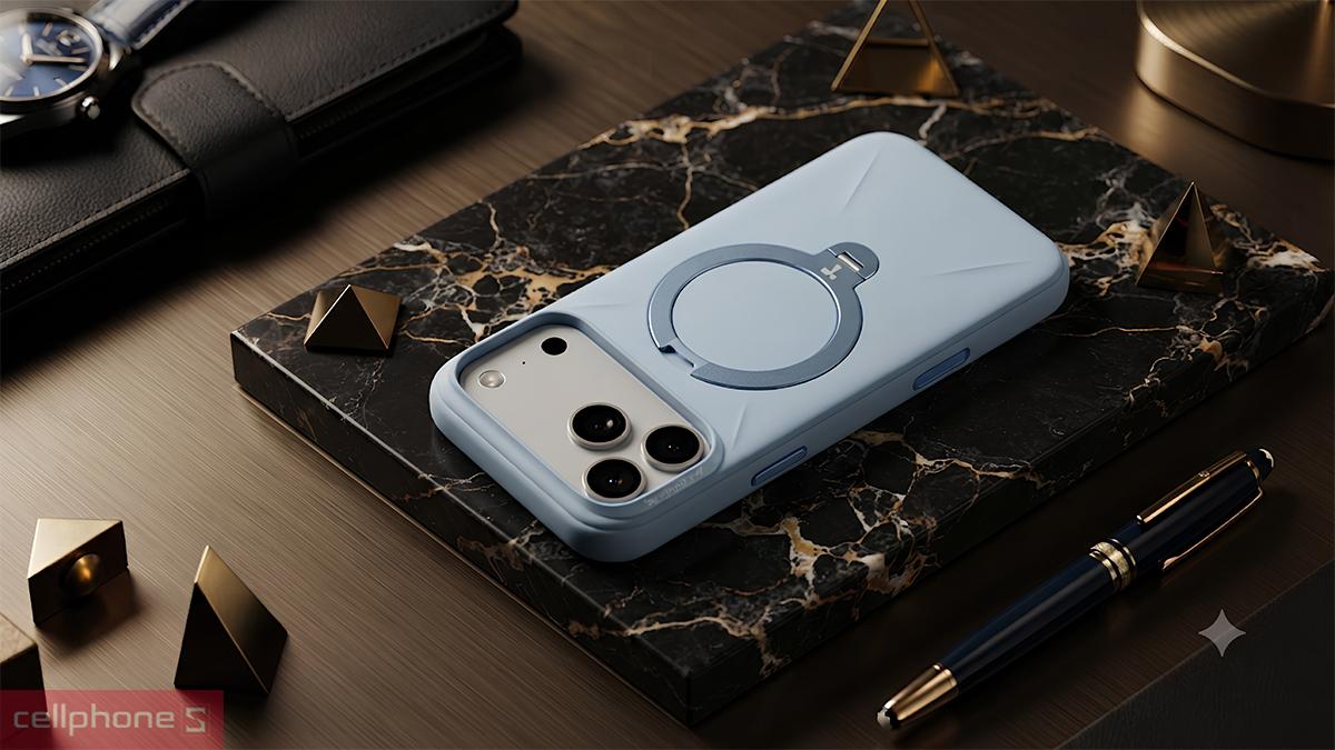 Ốp lưng iPhone 18 Pro Max/17 Pro Max TORRAS Q3 Mono with MagSafe mỏng 3,35mm, dễ vệ sinh