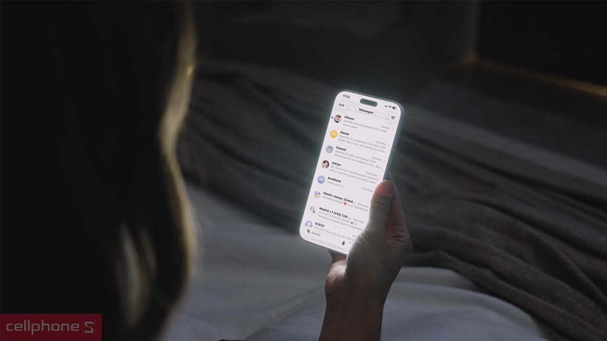 Dán kính cường lực màn hình iPhone 18 Pro Max/17 Pro Max ZAGG Invisibleshield XTR6 lọc ánh sáng xanh 480-500 nm nhờ Eyesafe® CPF70