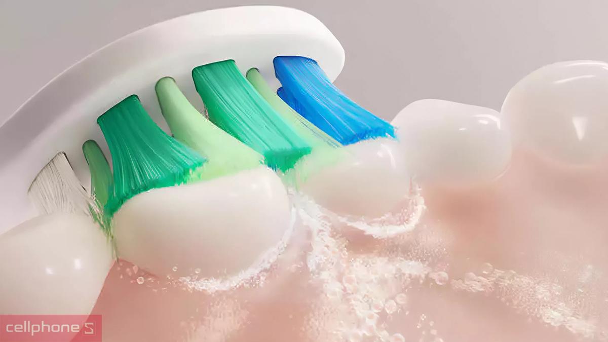 Bàn chải đánh răng điện Philips Sonicare HX4031/21 với đầu chải W làm sạch mảng bám hiệu quả