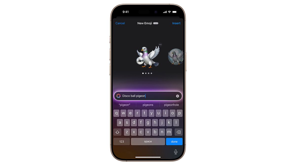 Tạo Genmoji trên iPhone 16 thường
