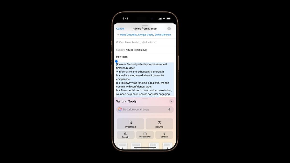 Apple Intelligence: Trải nghiệm AI cá nhân hóa