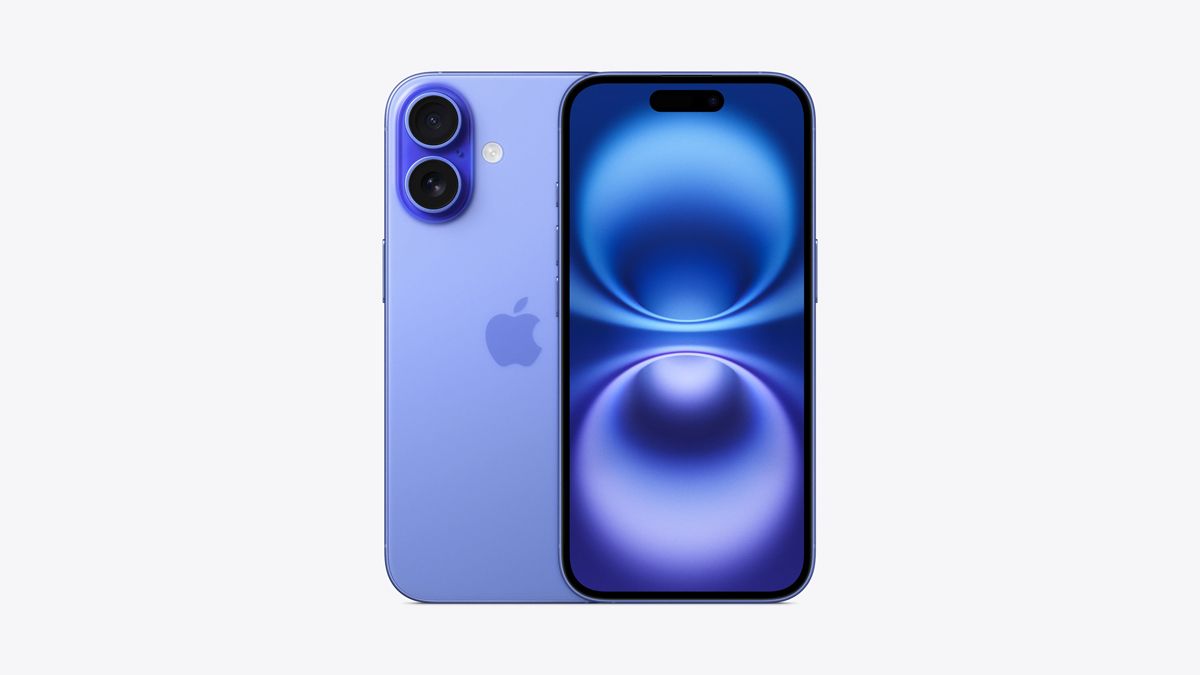 iPhone 16 thường màu Xanh Lưu Ly (Ultramarine)