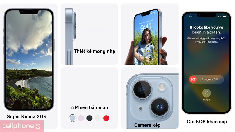 iPhone 14 phiên bản 256GB chính hãng VN/A