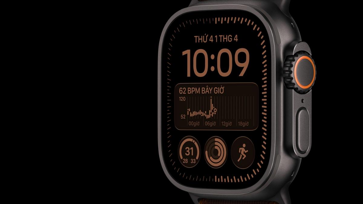 Bảng thông số kỹ thuật chi tiết của Apple Watch Ultra 4 49mm (5G) Viền Titan Dây Titan