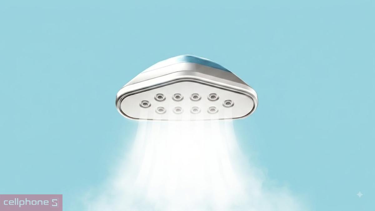 Bàn ủi hơi đứng Sunhouse SHD2109 với công suất 1800W giúp tiết kiệm thời gian là ủi