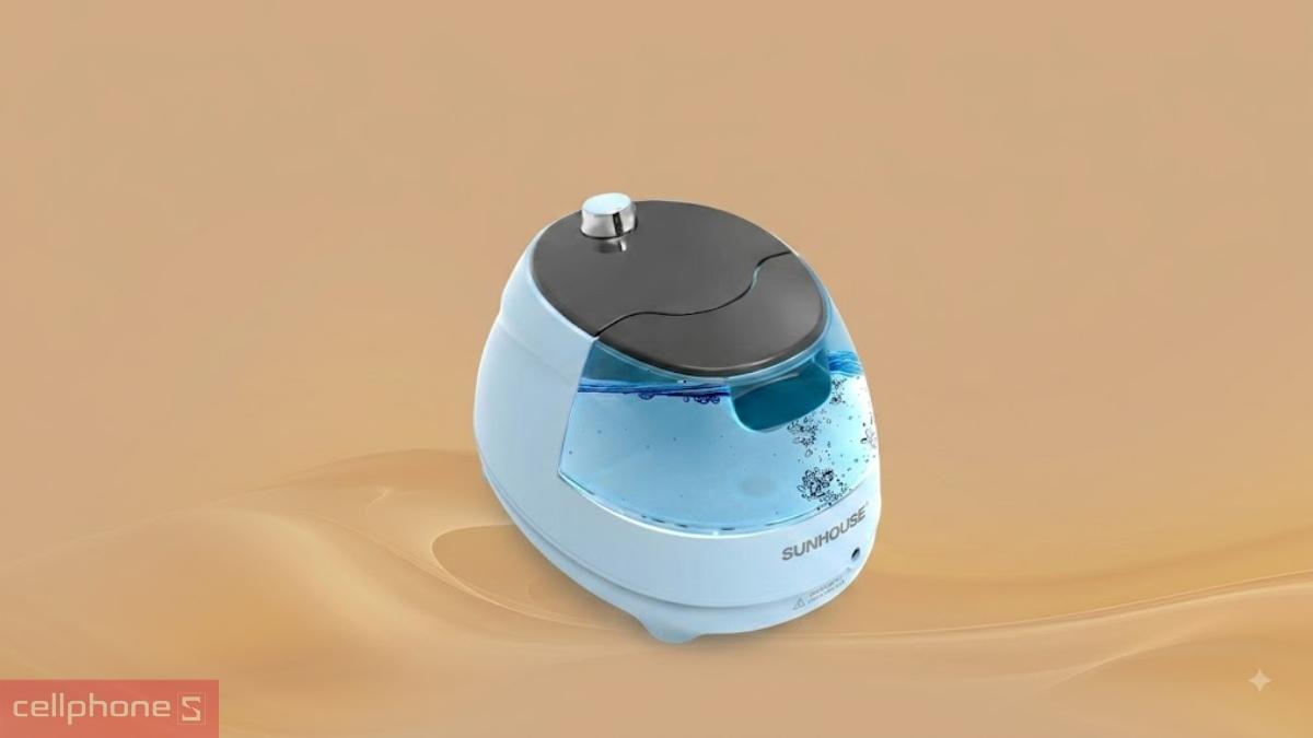 Bàn ủi hơi nước Sunhouse SHD2110 có dung tích lớn giúp tiết kiệm thời gian