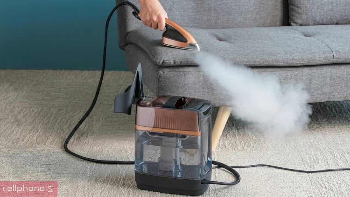 Hiệu năng hơi nước áp suất cao trên bàn ủi hơi nước đứng Tefal Ixeo Power QT2020EO 1L