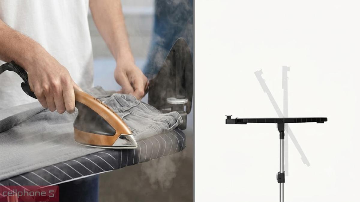 Bảng điều khiển nút nhấn trực quan của bàn ủi hơi nước đứng Tefal Ixeo Power QT2020EO 1L