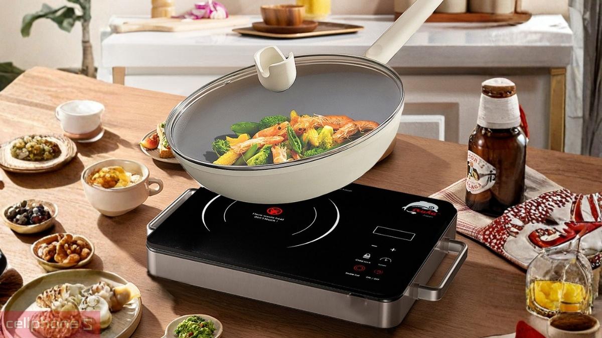 Khả năng đun nấu nhanh nhờ công suất lớn của bếp điện hồng ngoại Iruka I-77
