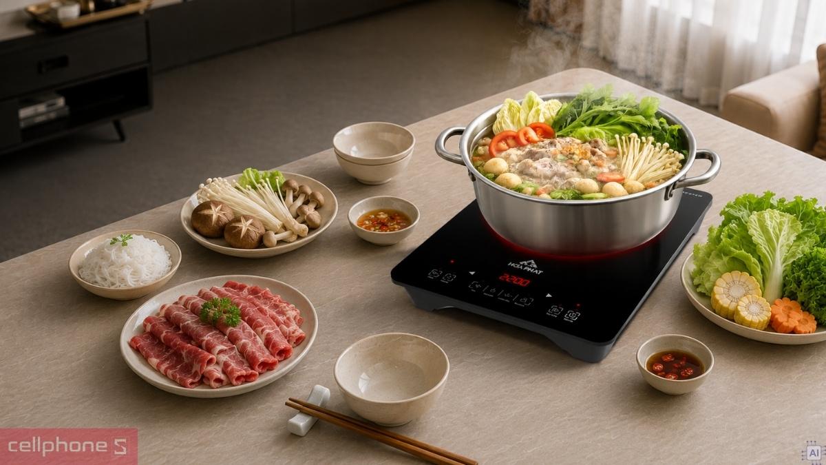 Công suất bếp từ đơn Hòa Phát HPC 3S16H