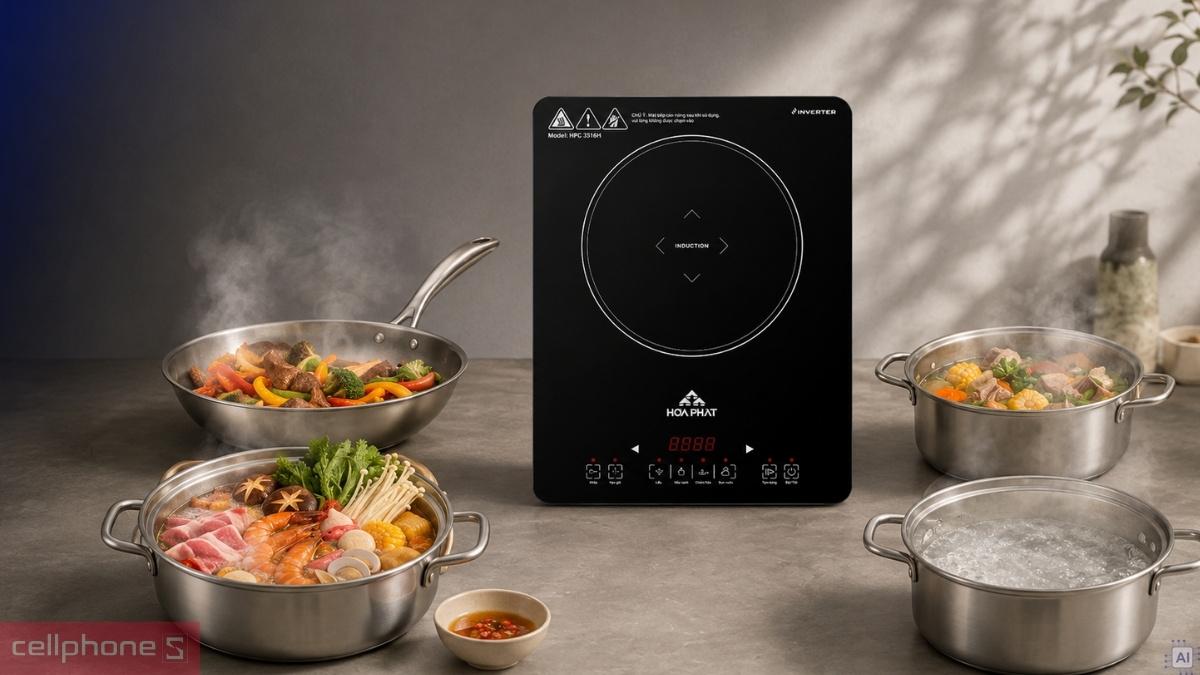 Chế độ bếp từ đơn Hòa Phát HPC 3S16H