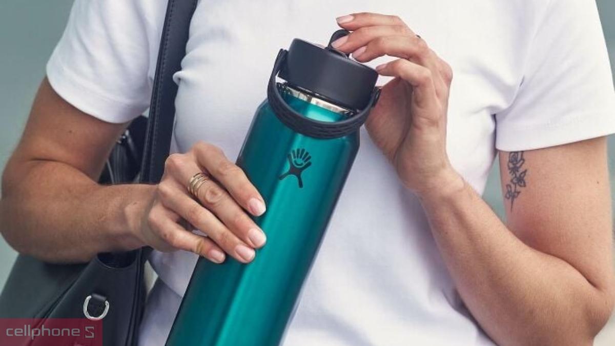 Khả năng giữ lạnh của bình giữ nhiệt Hydro Flask Lightweight Wide Flex Straw Cap 946ml LW32LWFS