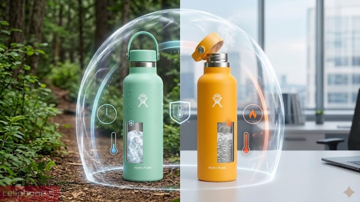 Khả năng giữ nhiệt nhiều giờ của Bình giữ nhiệt Hydro Flask Standard Flex Cap 621ml S21CSX