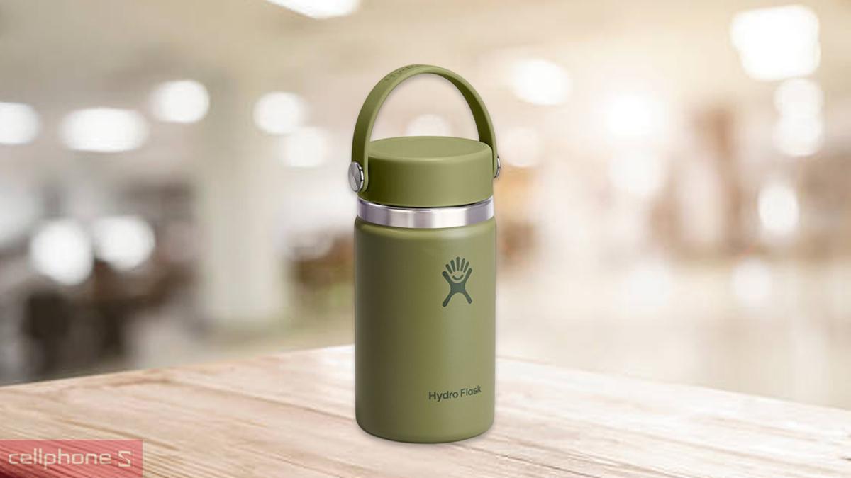 Bình giữ nhiệt Hydro Flask Wide Flex Cap 354ml W12CTS có mức dung tích phổ biến, đủ dùng trong thời gian ngắn