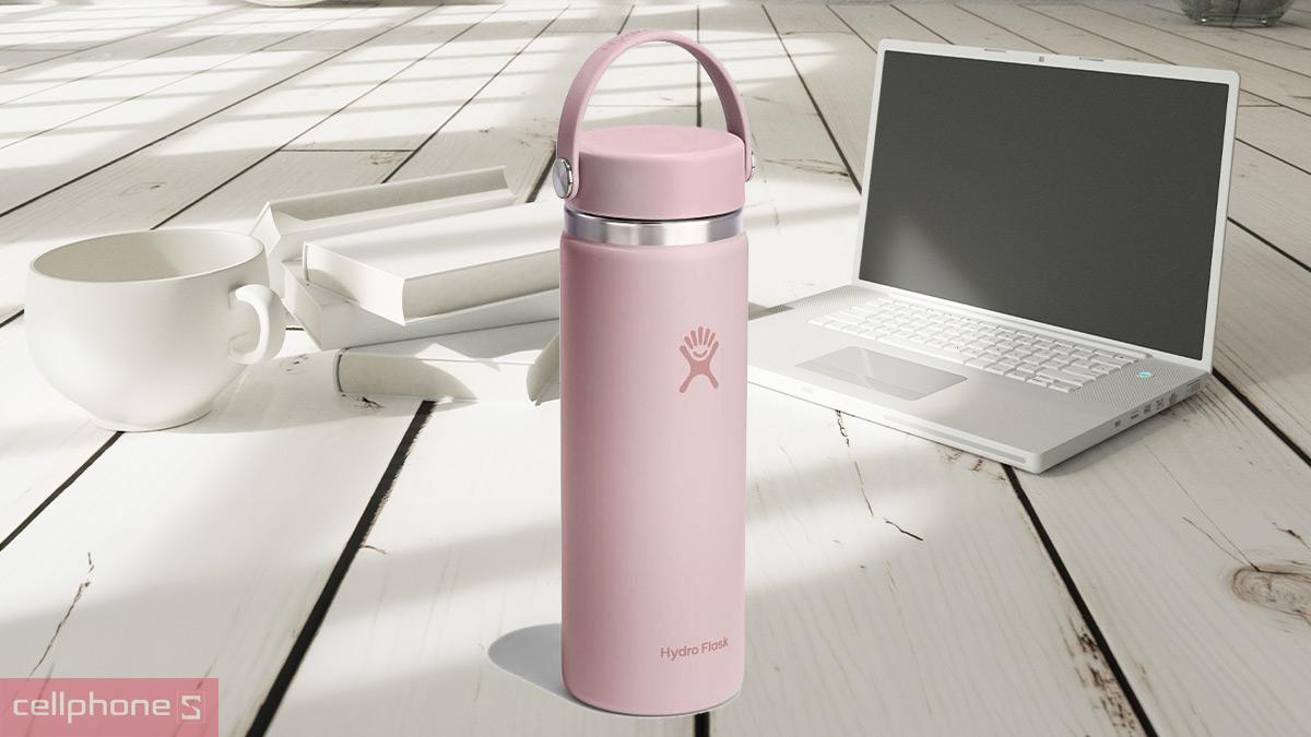 Bình giữ nhiệt Hydro Flask Wide Flex Cap 591ml - W20CTS có tính tiện dụng cao với miệng bình rộng